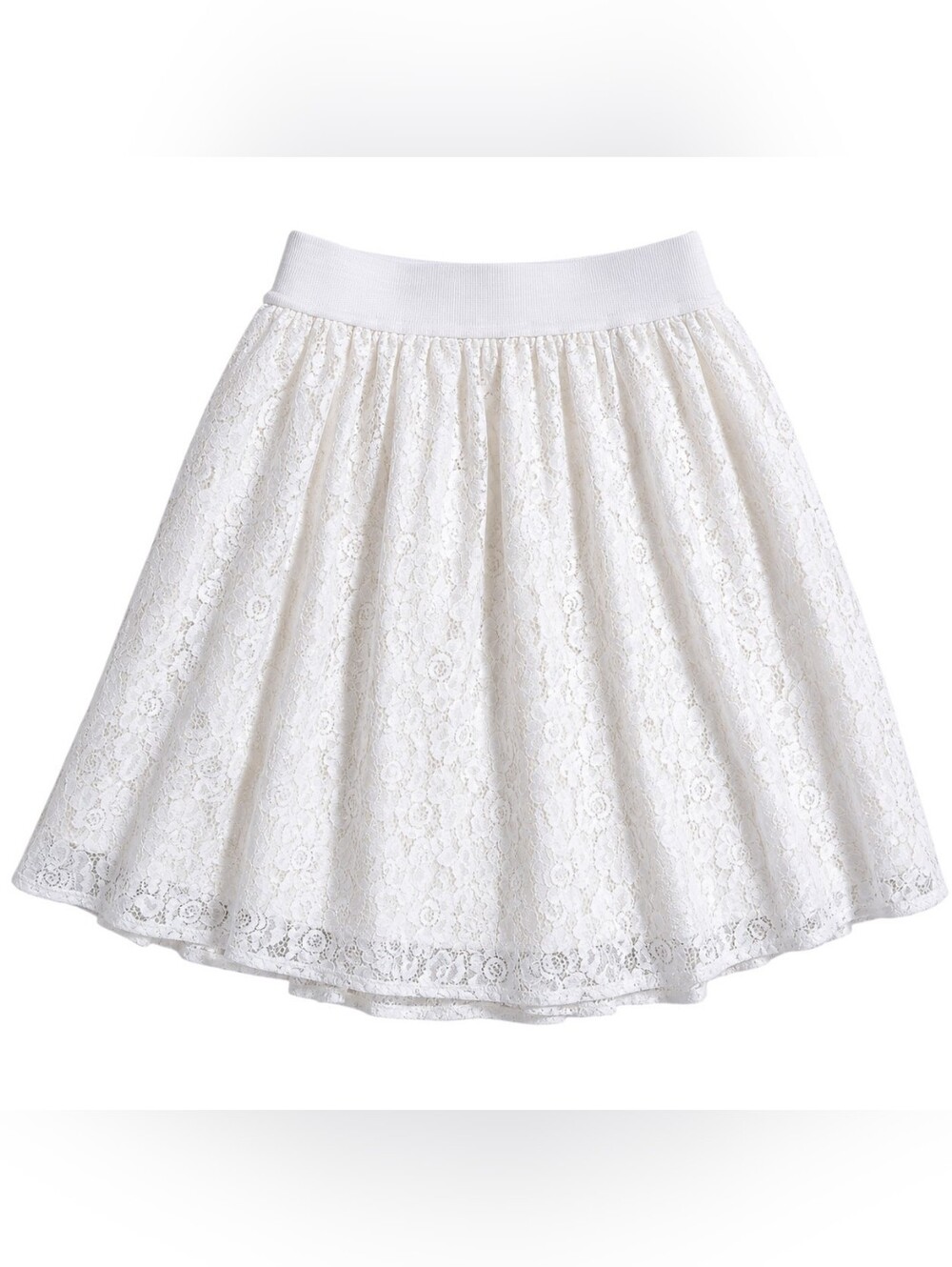 Unbranded japanese white/cream lace skirt with inner lining